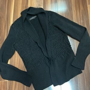 Medium the limited knit black cardigan